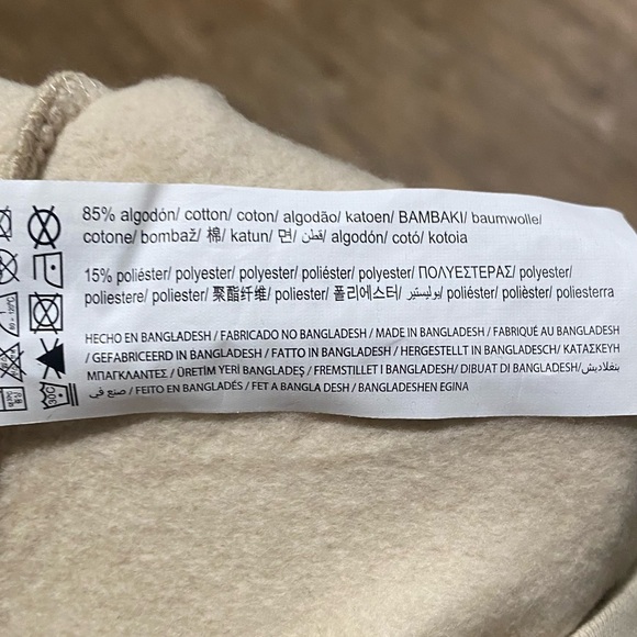 Pull & Bear-Basic Crew Neck Oversized Sweatshirt-Women's Size: Med-Stone-NEW!! - Picture 7 of 16